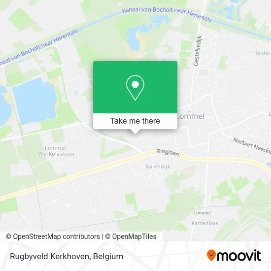 Rugbyveld Kerkhoven map