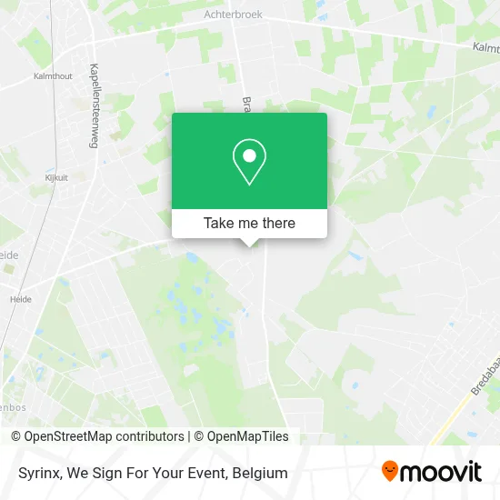 Syrinx,  We Sign For Your Event map