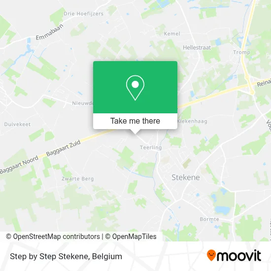 Step by Step Stekene map