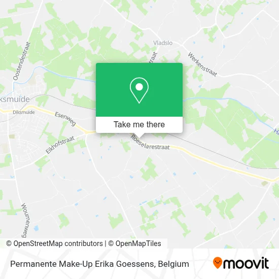 Permanente Make-Up Erika Goessens map