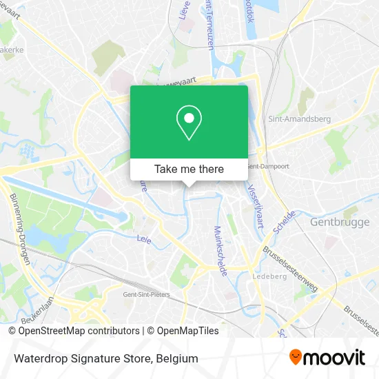 Waterdrop Signature Store map