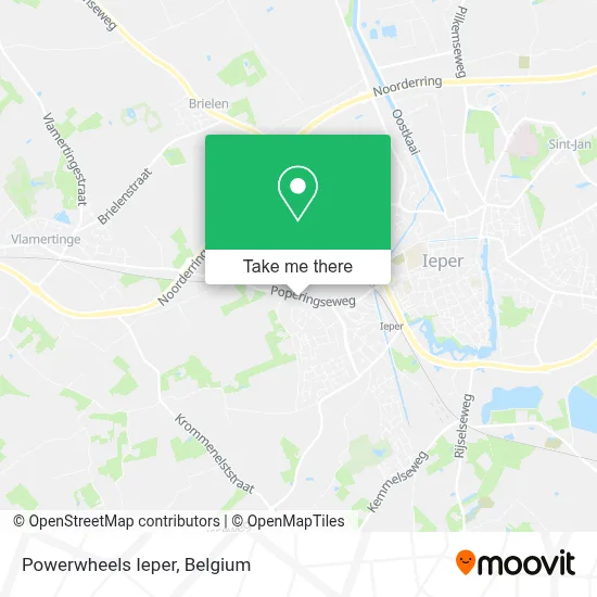 Powerwheels Ieper map