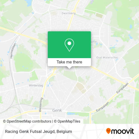 Racing Genk Futsal Jeugd map