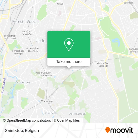 Saint-Job map