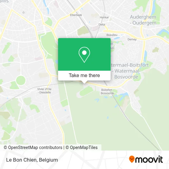 Le Bon Chien map