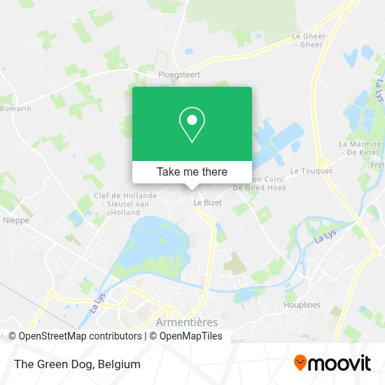 The Green Dog map