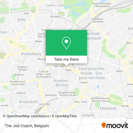 The Job Coach map