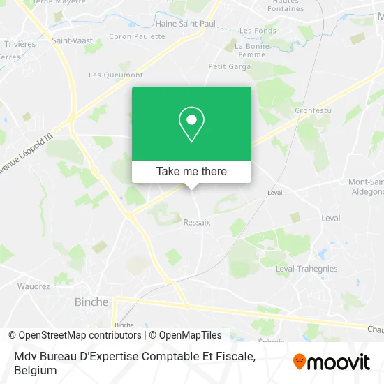 Mdv Bureau D'Expertise Comptable Et Fiscale map