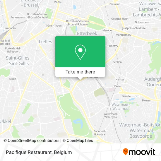 Pacifique Restaurant map