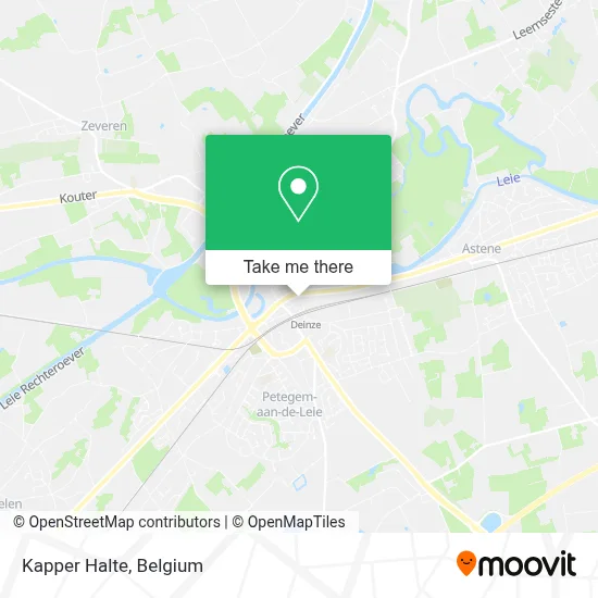 Kapper Halte map