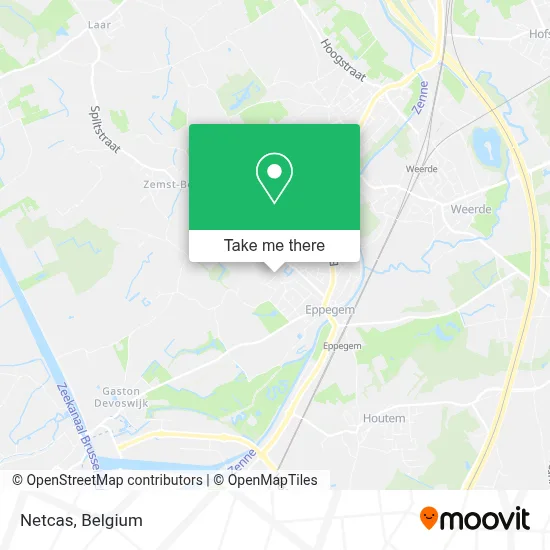 Netcas map