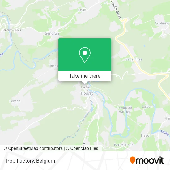 Pop Factory map