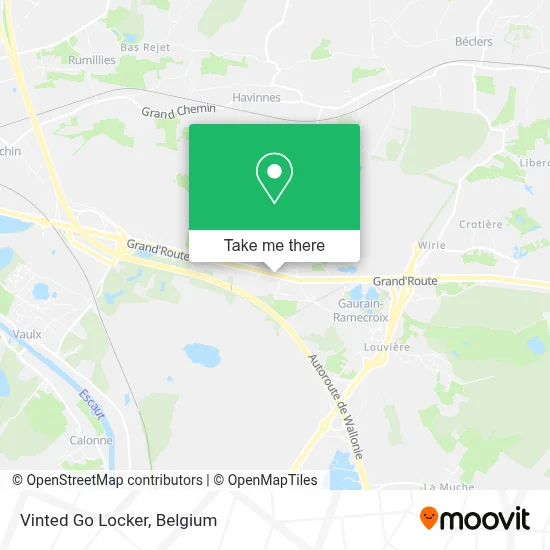 Vinted Go Locker map