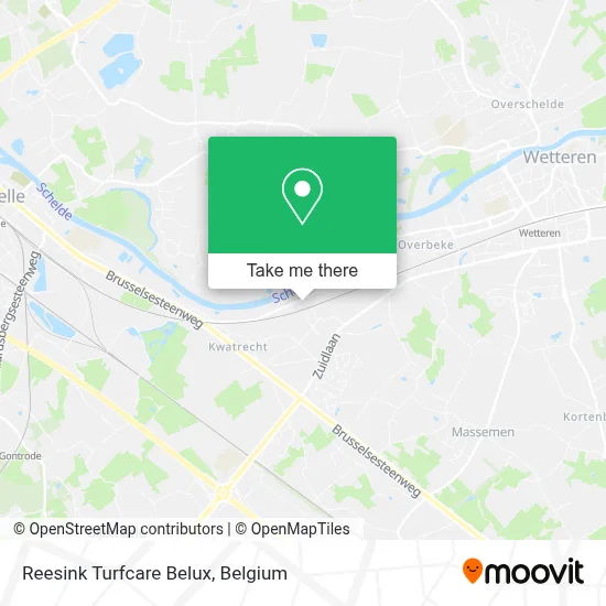Reesink Turfcare Belux map