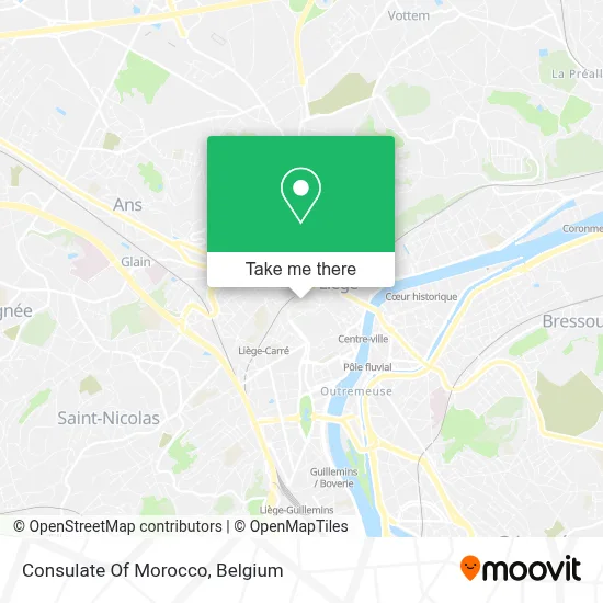 Consulate Of Morocco map
