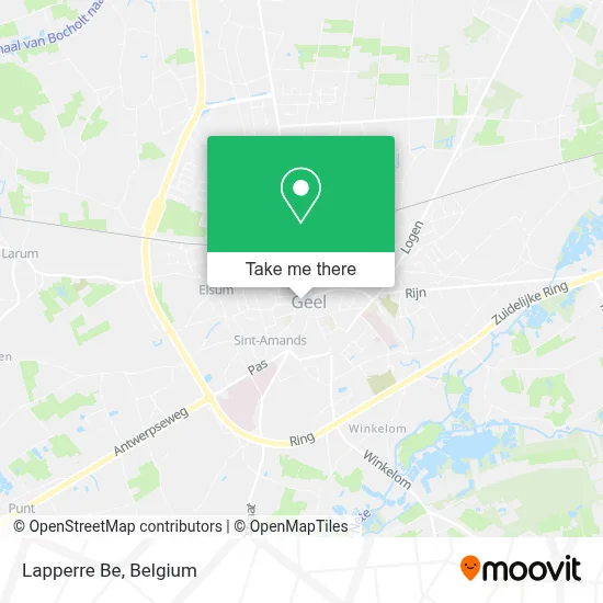 Lapperre Be map