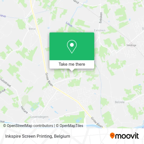 Inkspire Screen Printing map