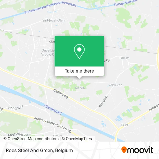 Roes Steel And Green map