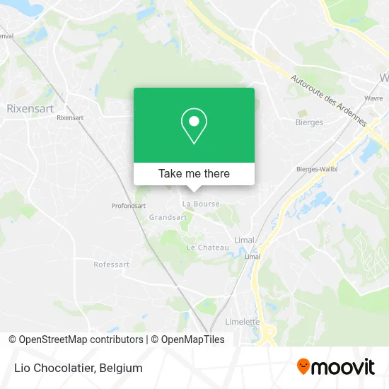 Lio Chocolatier map