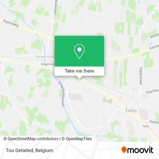 Too Detailed map