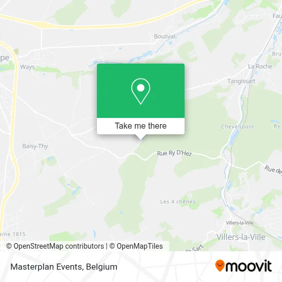 Masterplan Events map