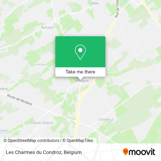 Les Charmes du Condroz map