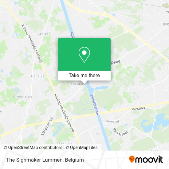 The Signmaker Lummen map
