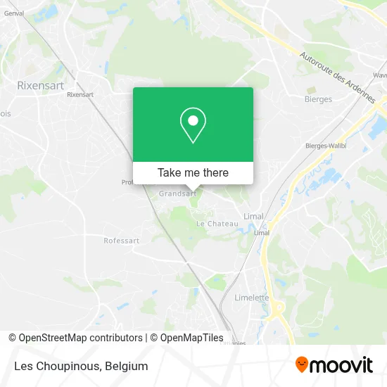 Les Choupinous map