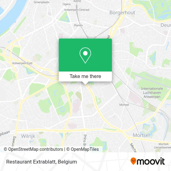 Restaurant Extrablatt map