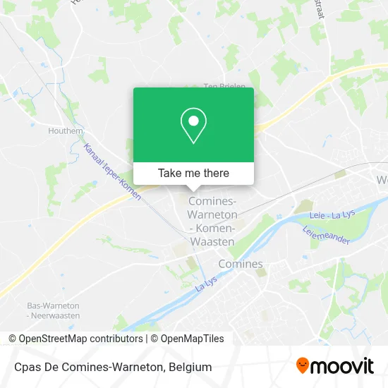 Cpas De Comines-Warneton map
