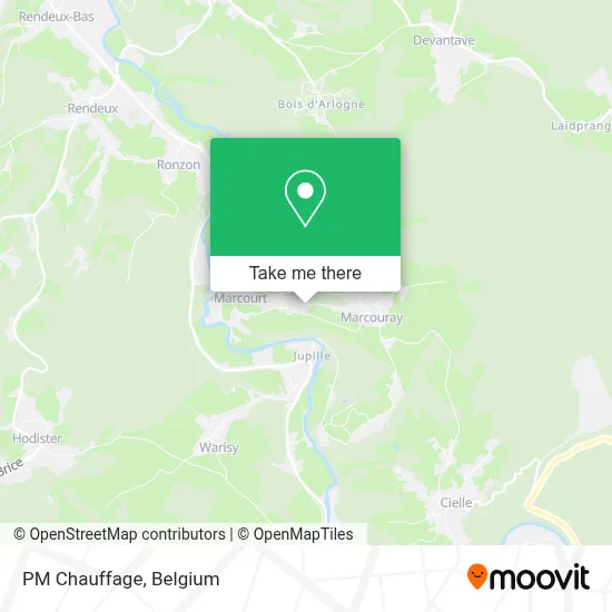 PM Chauffage map