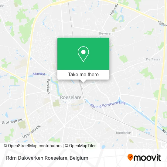 Rdm Dakwerken Roeselare plan