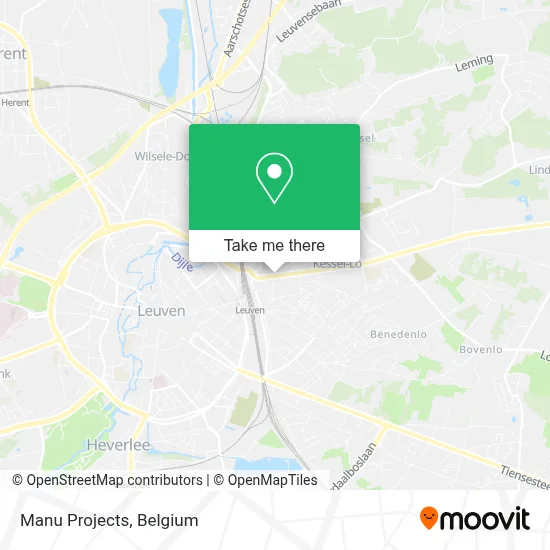 Manu Projects map