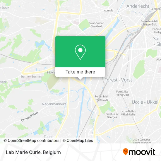 Lab Marie Curie map