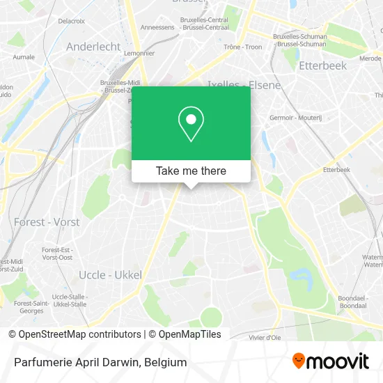 Parfumerie April Darwin map
