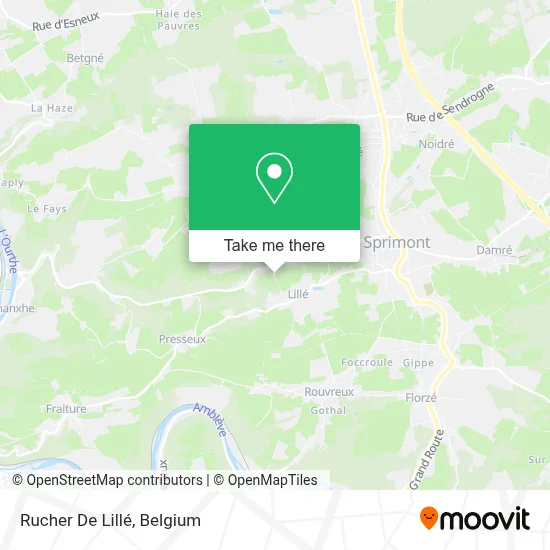 Rucher De Lillé map