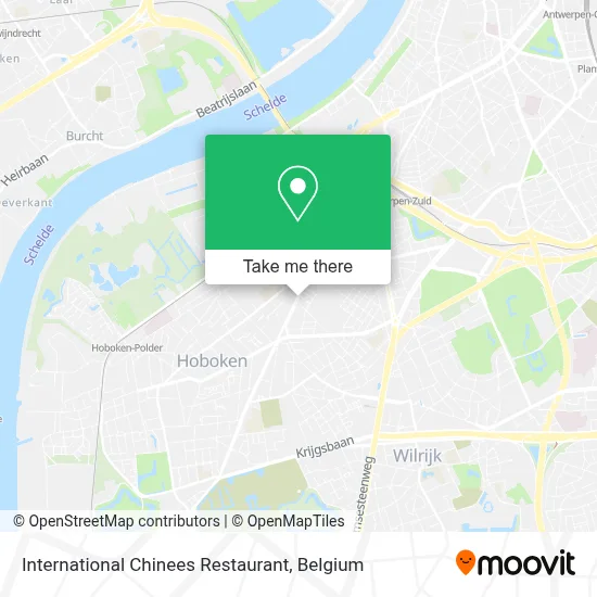International Chinees Restaurant map