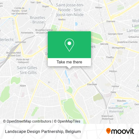 Landscape Design Partnership map