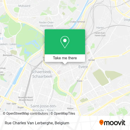 Rue Charles Van Lerberghe map