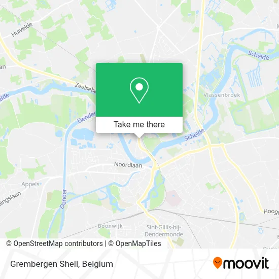 Grembergen Shell map