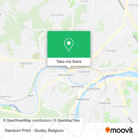 Random Print - Studio map
