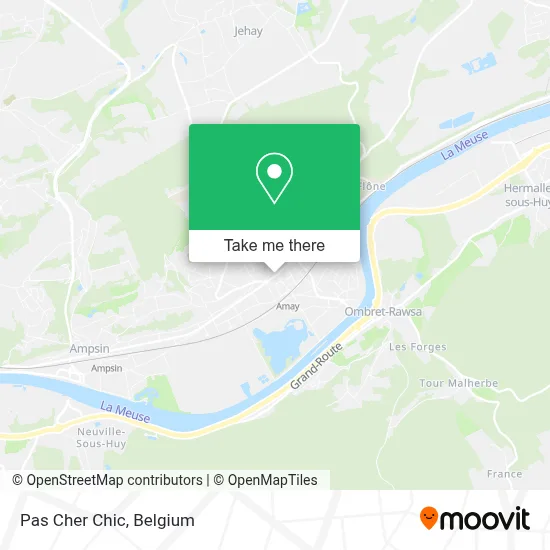 Pas Cher Chic map