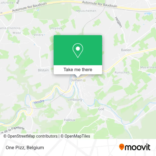 One Pizz map