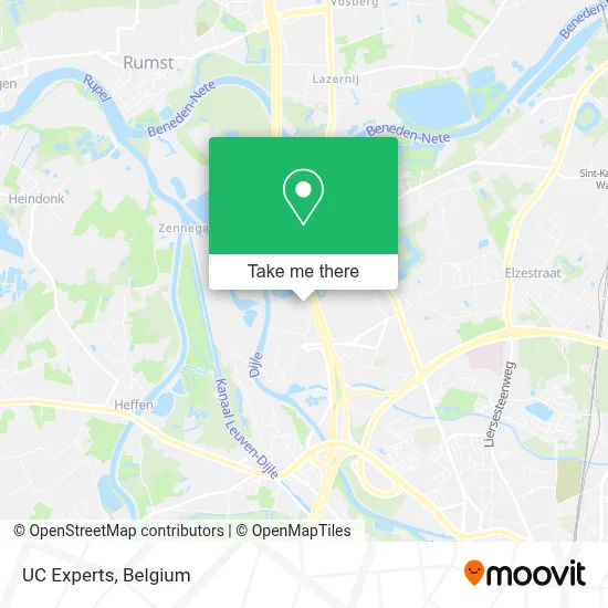 UC Experts map