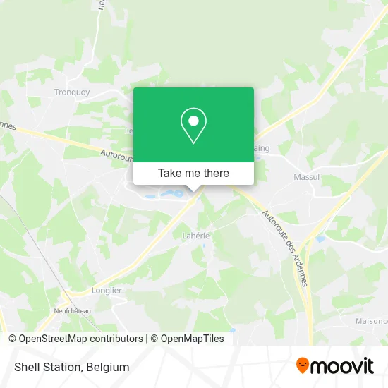 Shell Station map