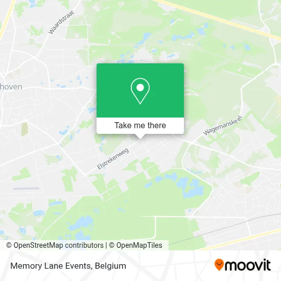 Memory Lane Events map