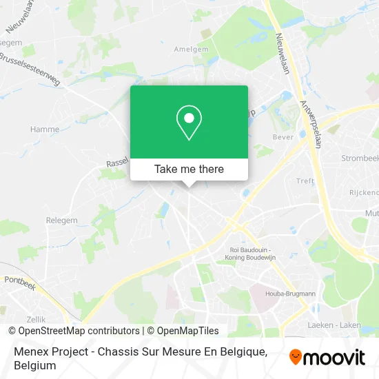 Menex Project - Chassis Sur Mesure En Belgique map