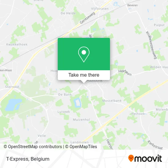T-Express map