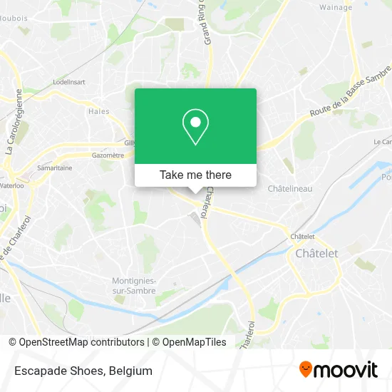 Escapade Shoes map