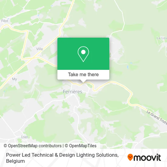 Power Led  Technical & Design Lighting Solutions map